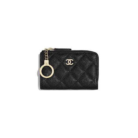 chanel keychain wallet|chanel wallet price list.